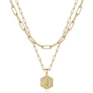 Dainty Gold Necklace for Women -14K Solid Gold Over Layering Necklaces for Women